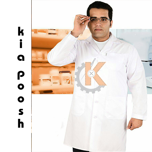 روپوش پزشکی مردانه مدل کیارش KPMM001 |روپوش پزشکی مردانه سایز بزرگ روپوش اتاق عمل مردانه روپوش پزشکی بصیرت روپوش پزشکی گلدار روپوش پزشکی کیمیا
